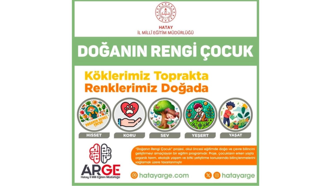 DOĞANIN RENGİ ÇOCUK PROJESİ